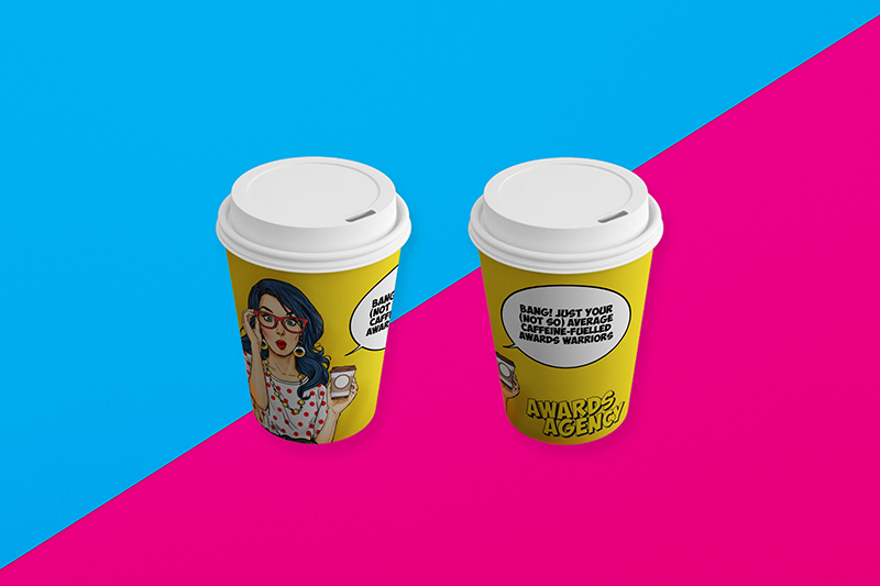 Coffee cups for award wining brand experience